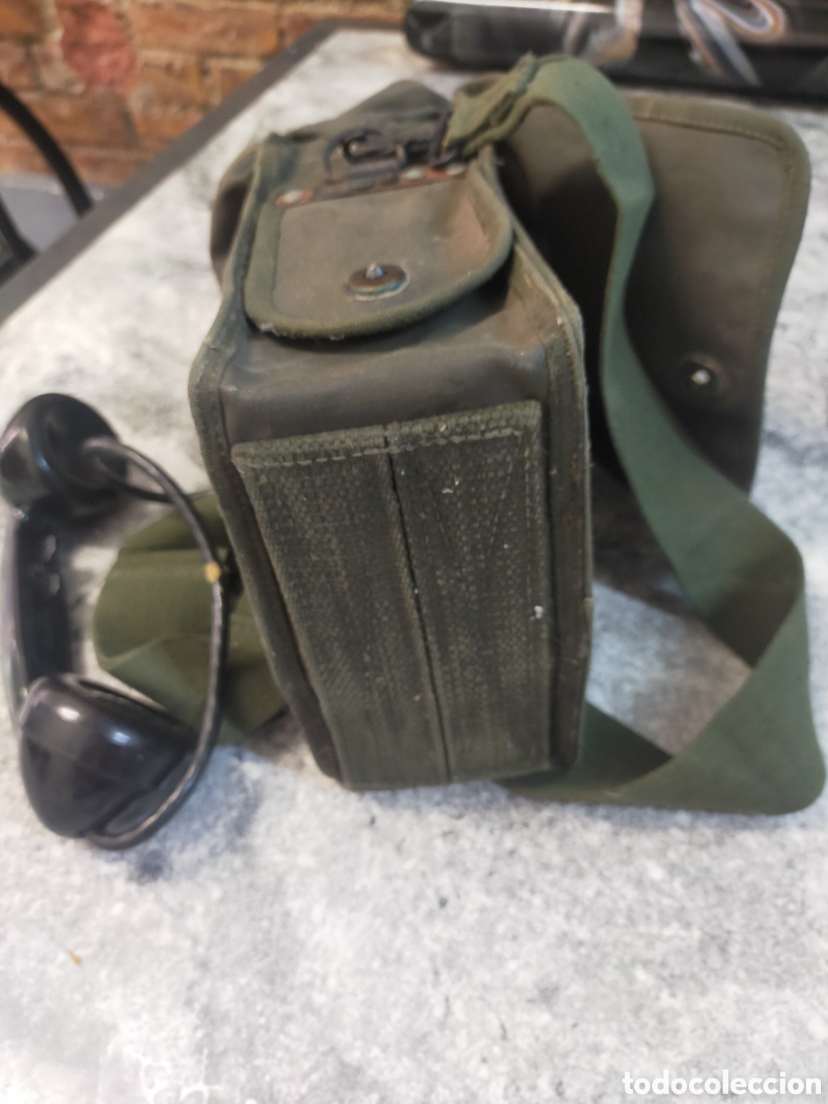 Coleccionismo: Tel&eacute;fono de campa&ntilde;a militar EE-8 - Foto 7