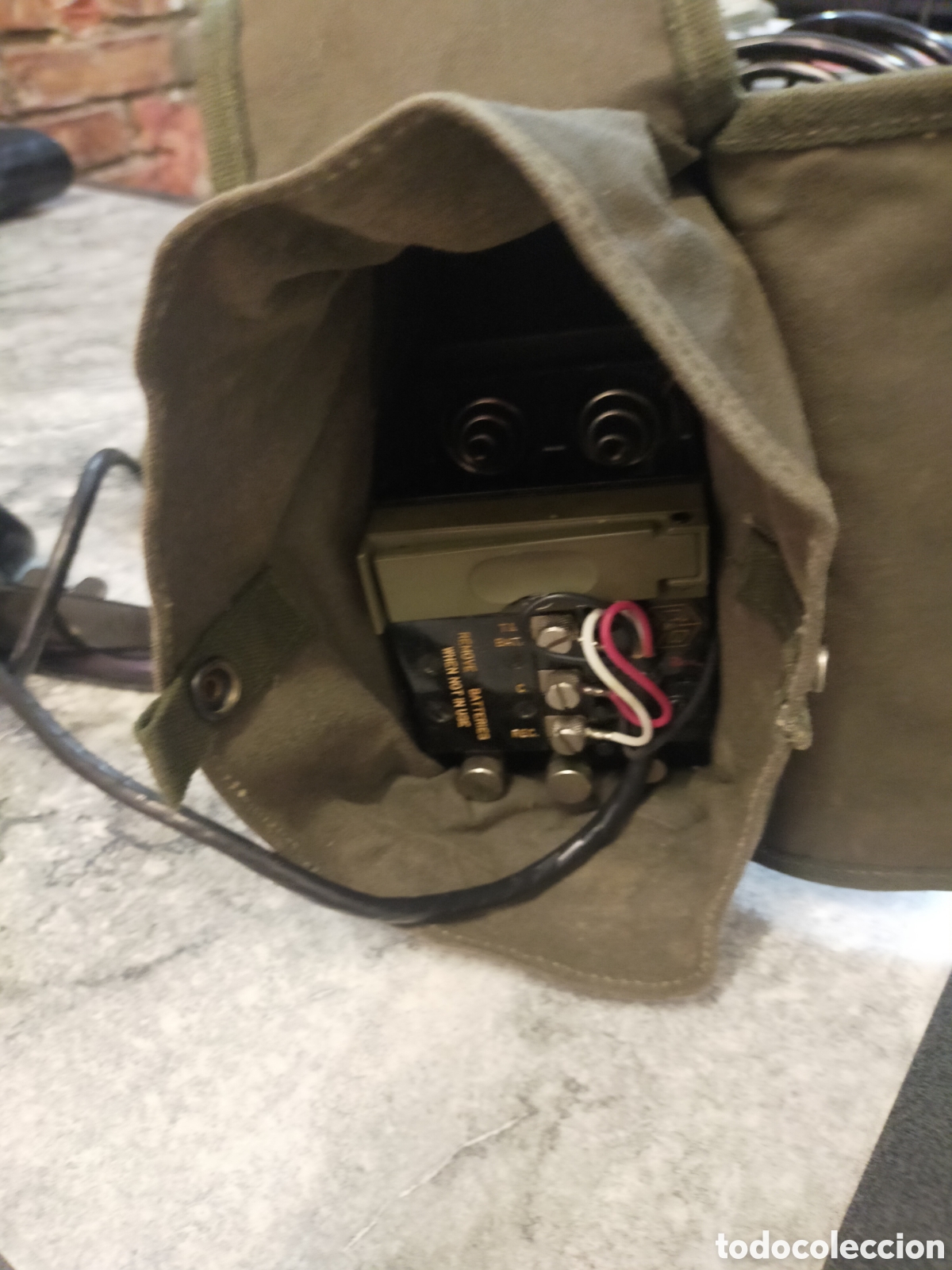 Coleccionismo: Tel&eacute;fono de campa&ntilde;a militar EE-8 - Foto 8