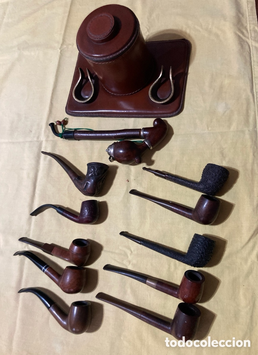 Coleccionismo: Colecci&oacute;n de pipas y pipero - Foto 1