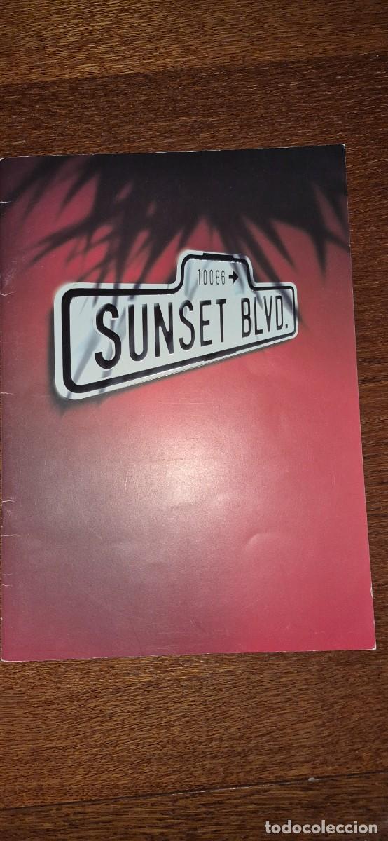 Coleccionismo: Programa de mano del musical Sunset Blvd del a&ntilde;o 1996 en Londres - Foto 1