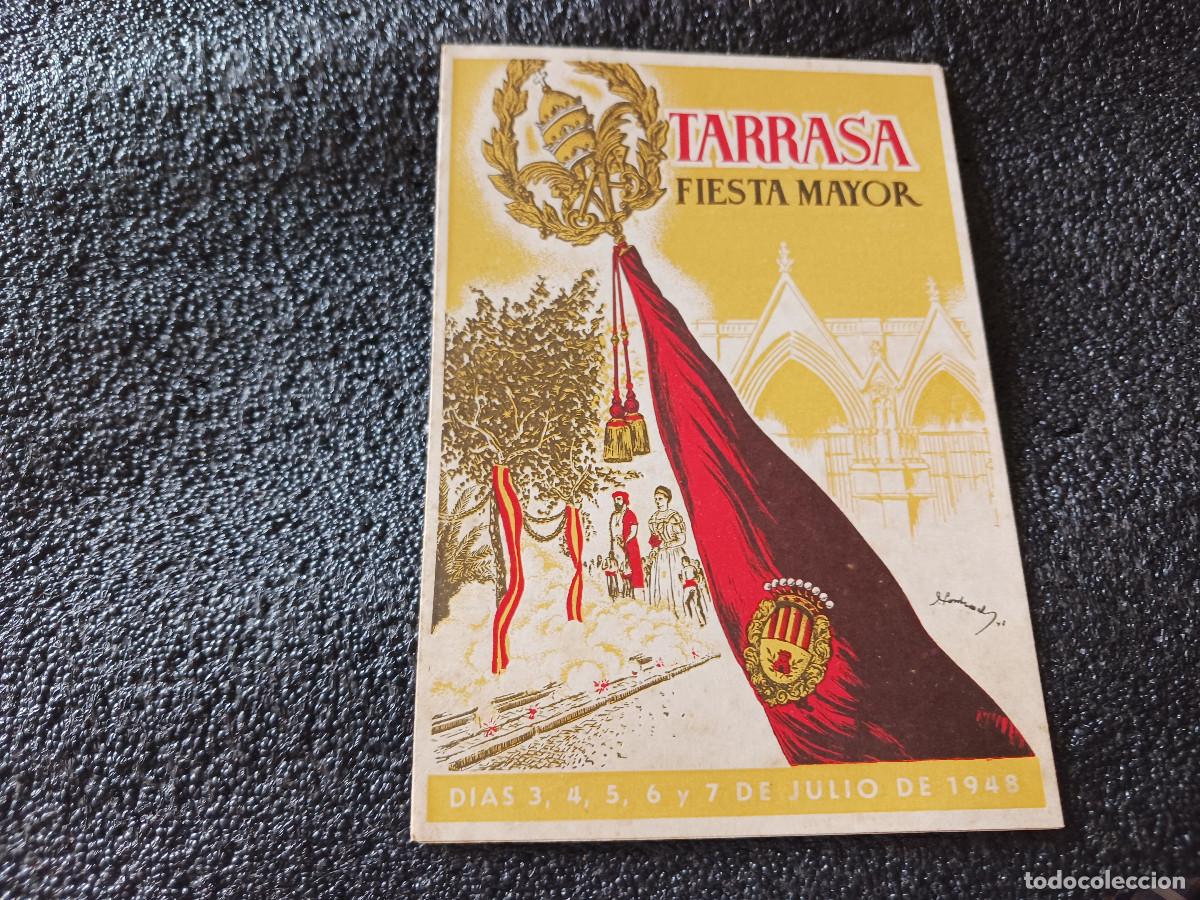 Coleccionismo: tarrasa, FIESTA MAYOR 1948 - Foto 1