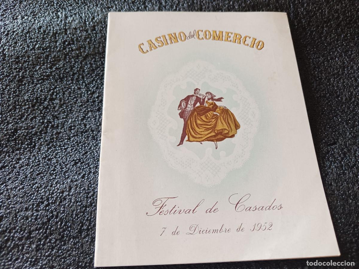 Sammelleidenschaft Papier: casino del comercio, festival de casados 1952