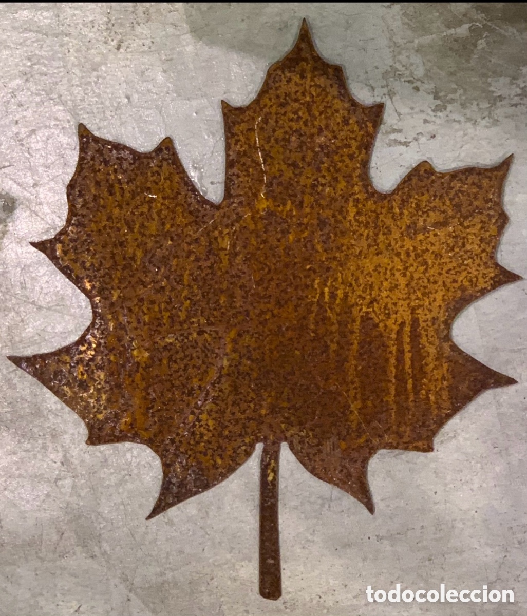 Coleccionismo: Hoja de &ldquo;&aacute;rbol&rdquo;. Hierro fundido. Suiza.