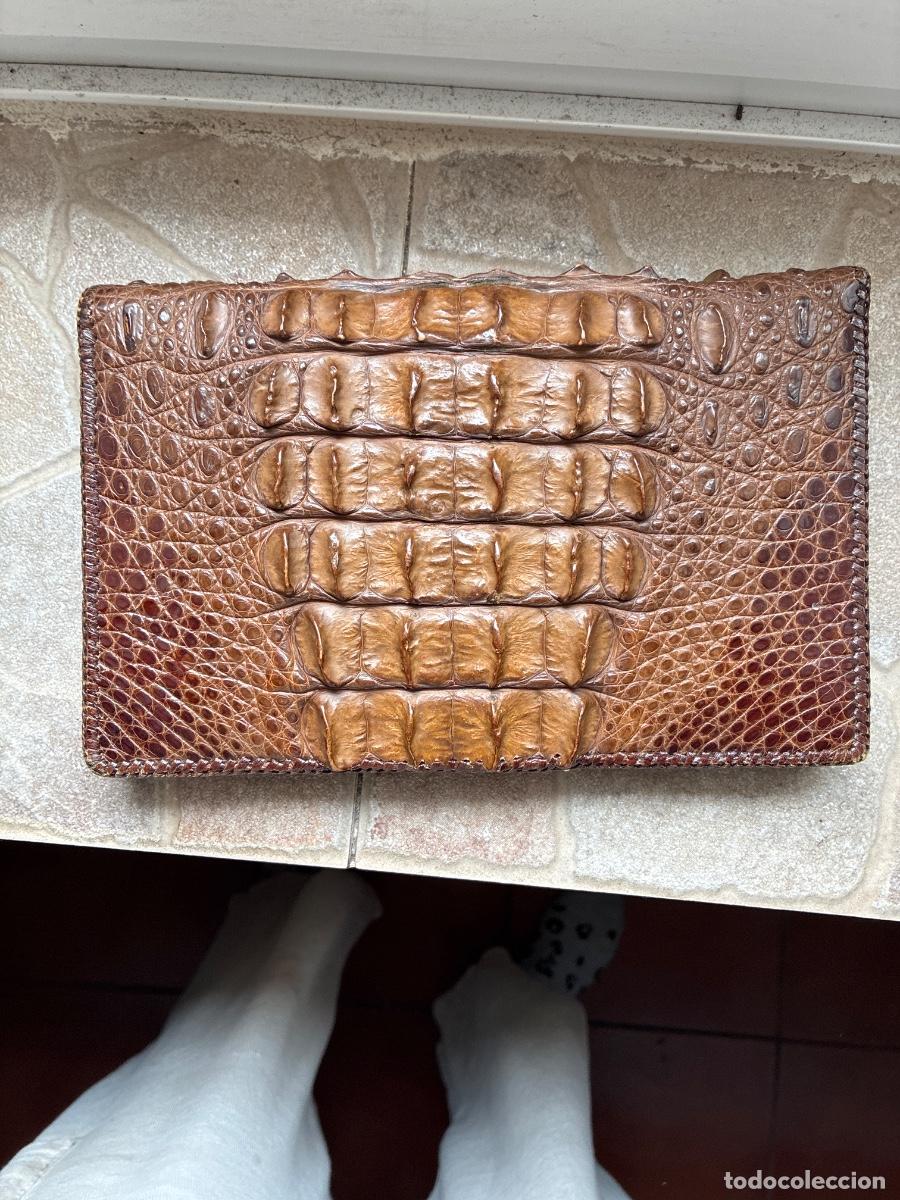 Coleccionismo: Bolso de piel de cocodrilo a&ntilde;os 60 autentico