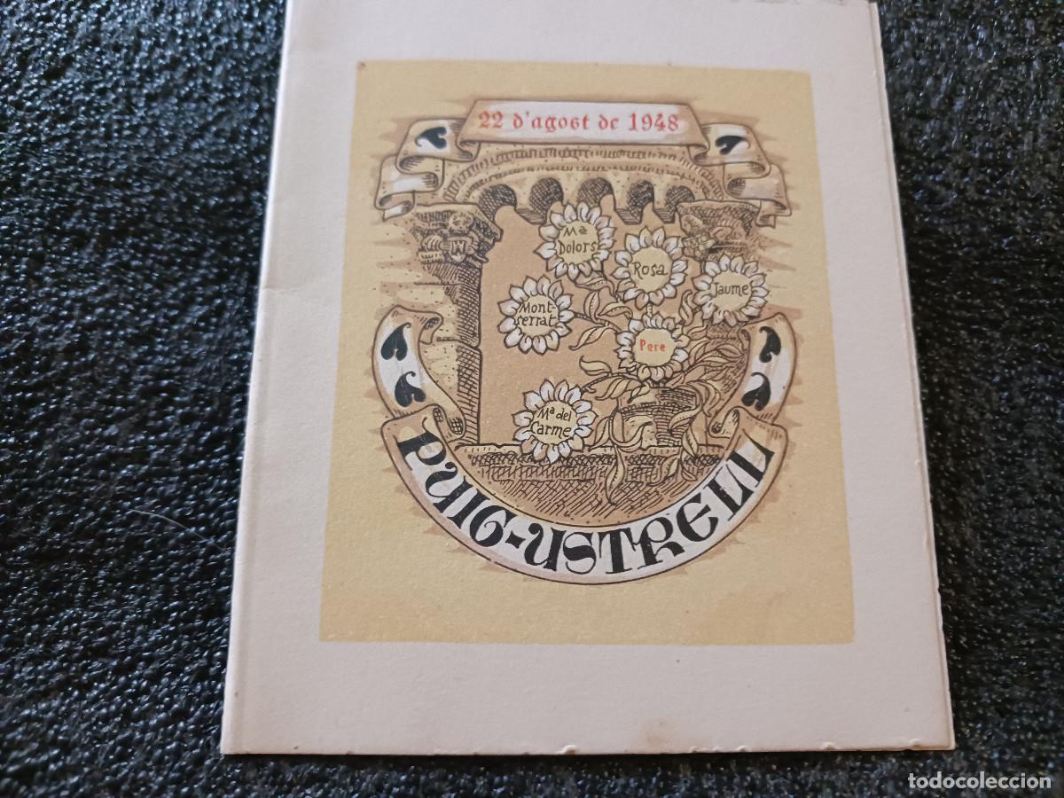 Coleccionismo: invitacio de baptisme, a la parroquia de sant pere de terrassa 1948