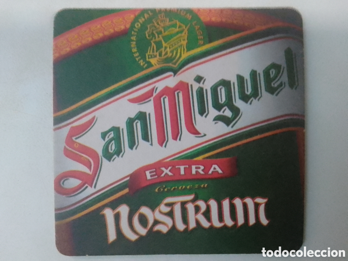 Coleccionismo: Posavasos cerveza San Miguel Nostrum.