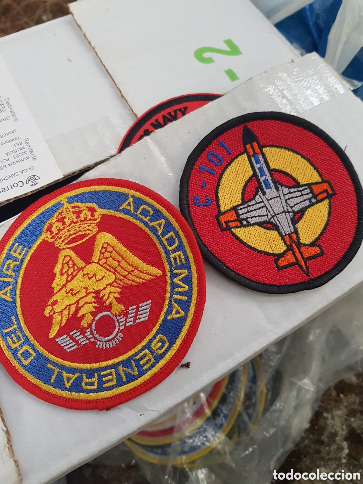 Coleccionismo: LOTE DE 2 PARCHES DE AERON&Aacute;UTICA