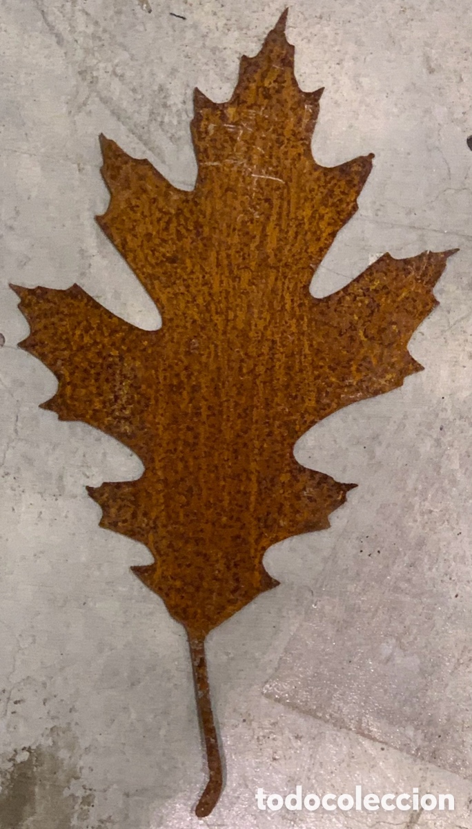 Coleccionismo: Hoja de &ldquo;&aacute;rbol&rdquo;. Hierro fundido. Suiza.