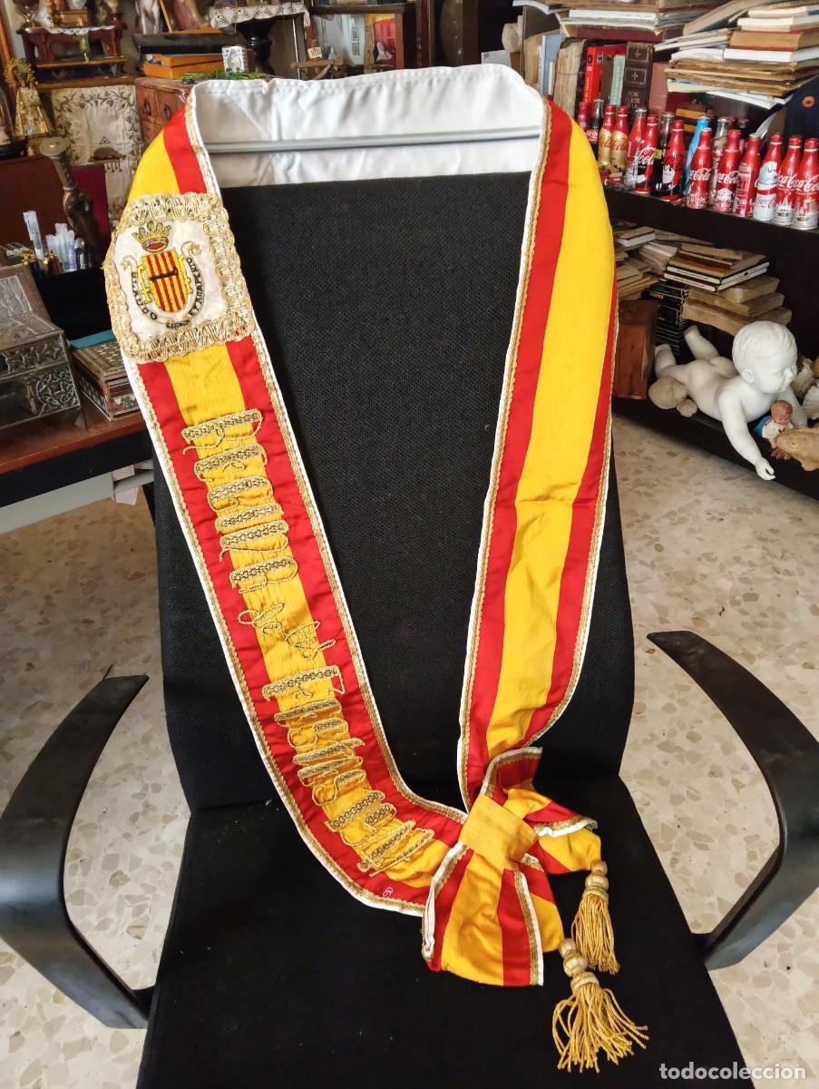Coleccionismo: BANDA CRUZADA DE LA REGINA / REINA DE LES FESTES / LAS FIESTAS PATRONALES DE ALCIRA 1947 - ( ALZIRA