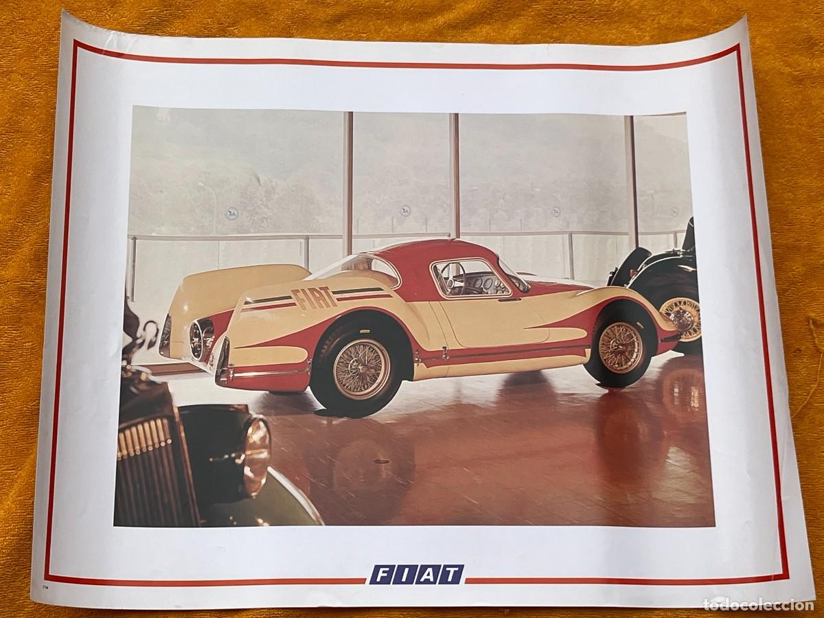 Coleccionismo: Lamina coche antiguo FIAT