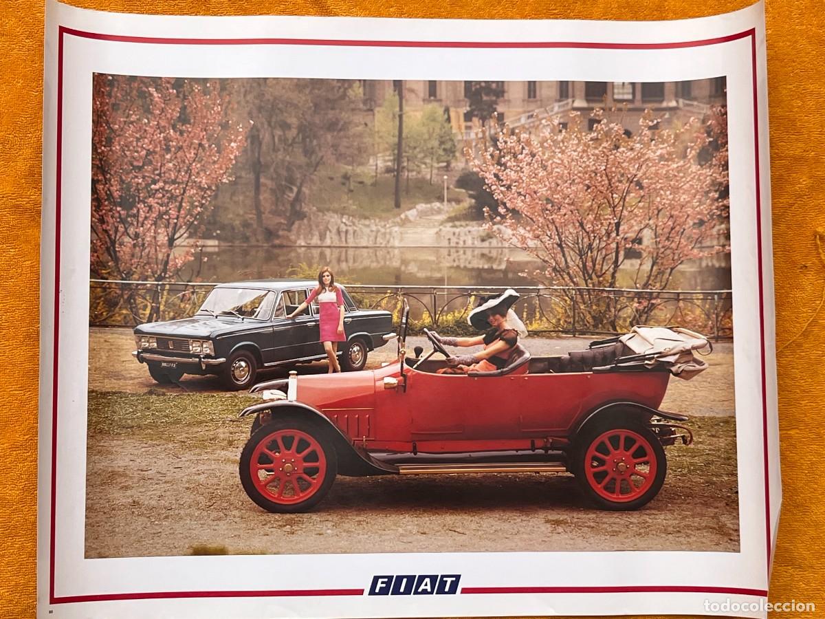 Coleccionismo: Lamina coche antiguo FIAT