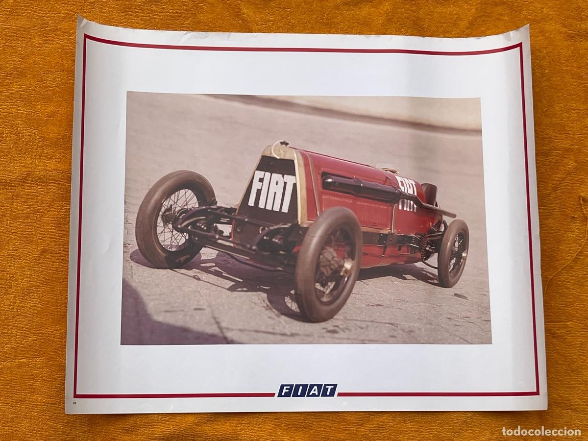 Coleccionismo: Lamina coche antiguo FIAT