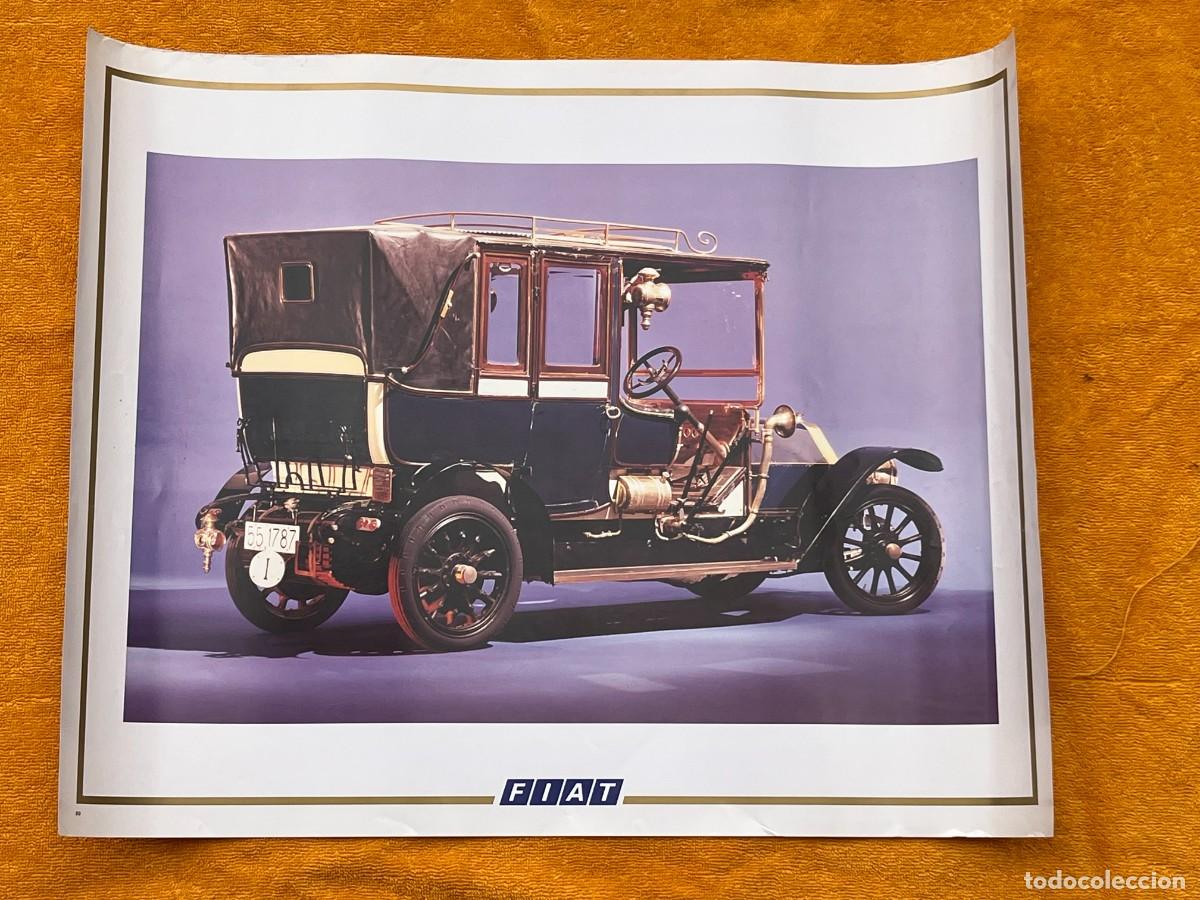 Coleccionismo: Lamina coche antiguo FIAT