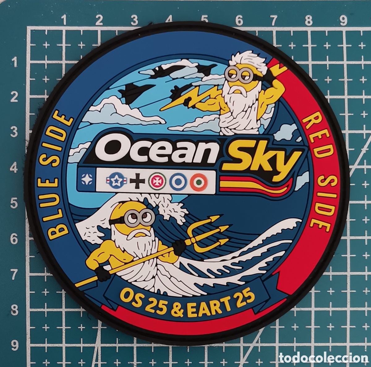 Coleccionismo: Parche goma Ejercicio Ocean Sky 2025 Islas Canarias Ej&eacute;rcito del Aire y del Espacio Espa&ntilde;a