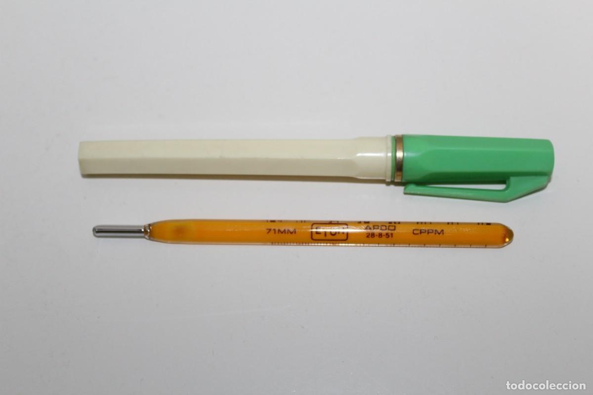 Coleccionismo: ANTIGUO TERMOMETRO ETOH - APDO 28-8-51 CPPM