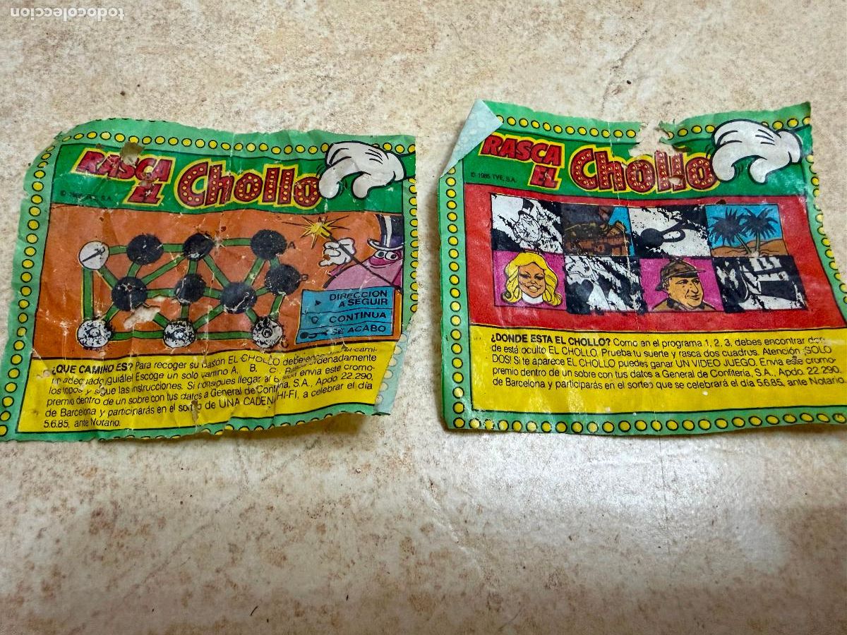 Coleccionismo: Cromos chicle rasca el chollo