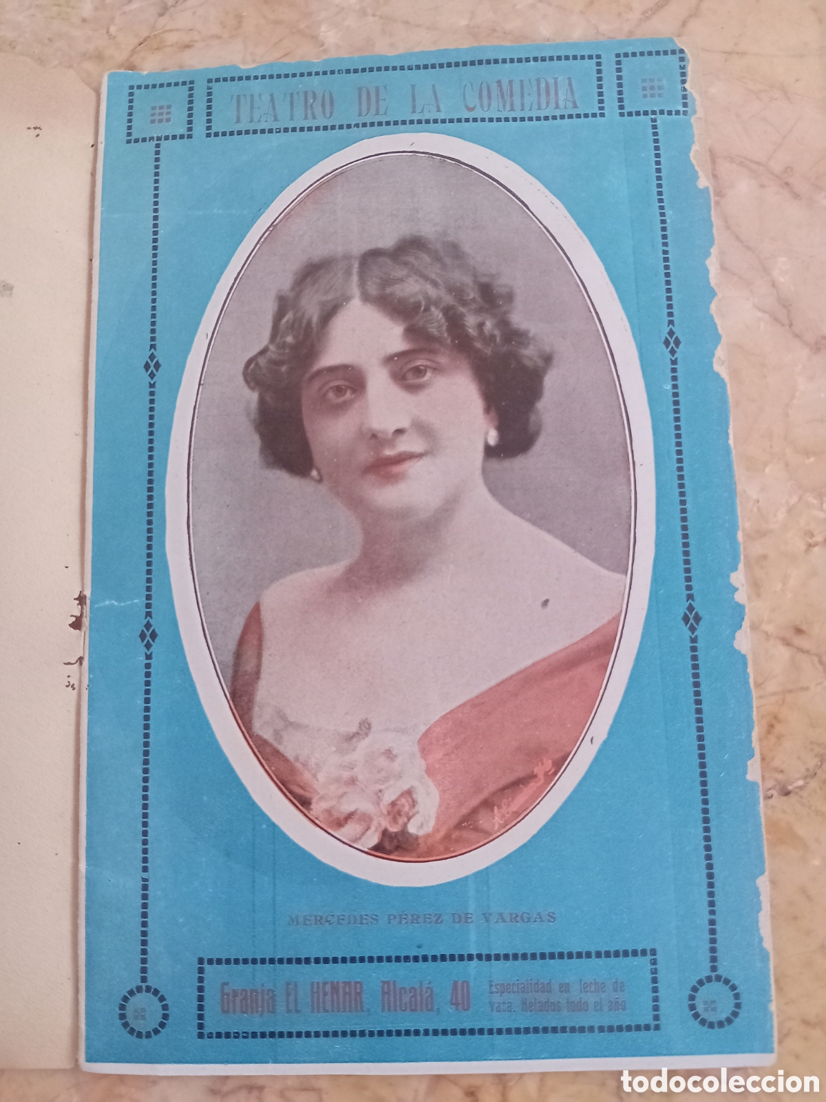 Coleccionismo: teatro de la comedia 1931 RRR - Foto 2