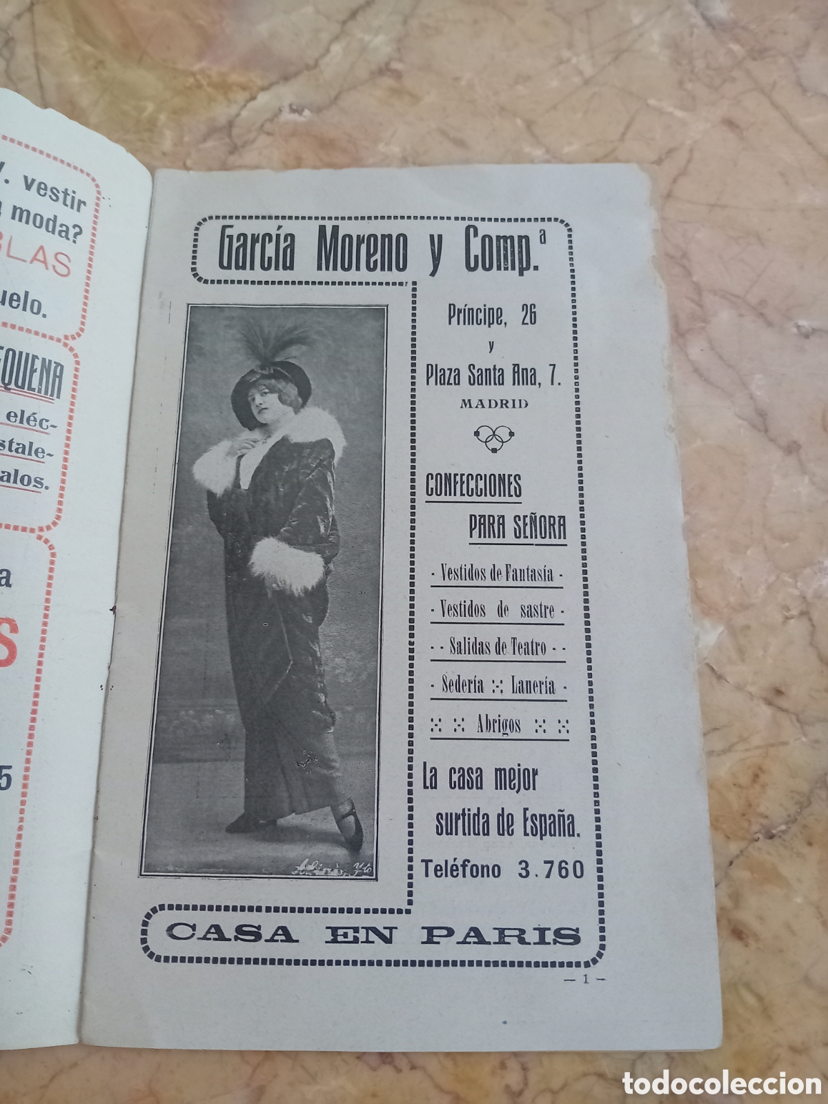 Coleccionismo: teatro de la comedia 1931 RRR - Foto 6