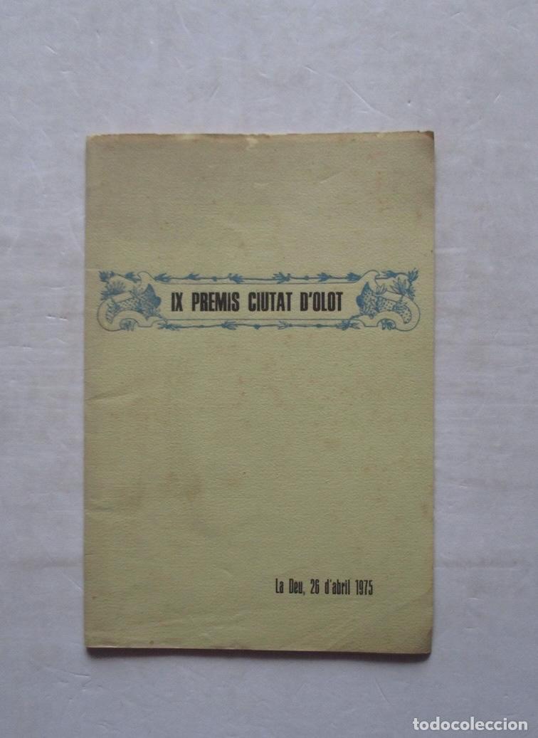 Coleccionismo: IX PREMIS CIUTAT D'OLOT - LA DEU 26 ABRIL 1975