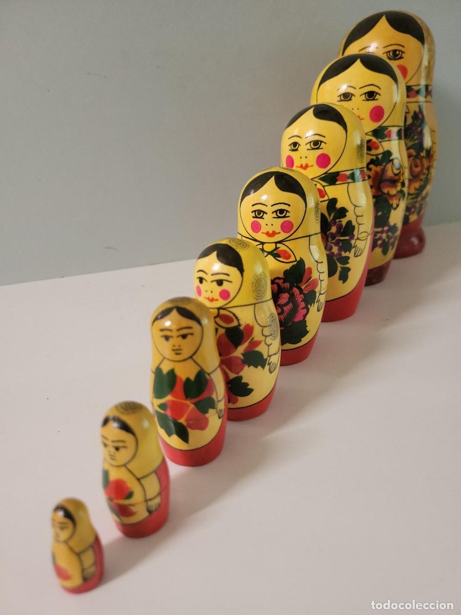 Coleccionismo: Mu&ntilde;eca rusa Matriochka, 8 piezas