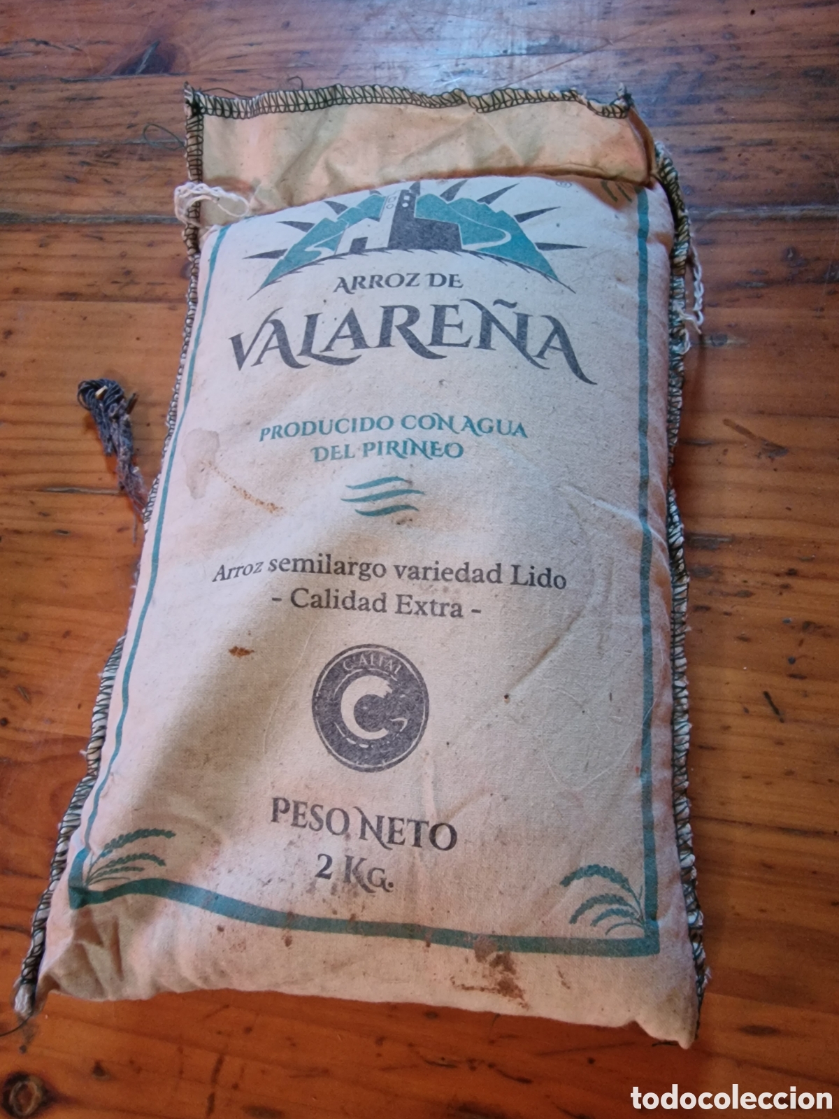 Coleccionismo: Saco de arroz de valare&ntilde;a de 2 kilos,cerrado,ver fotos