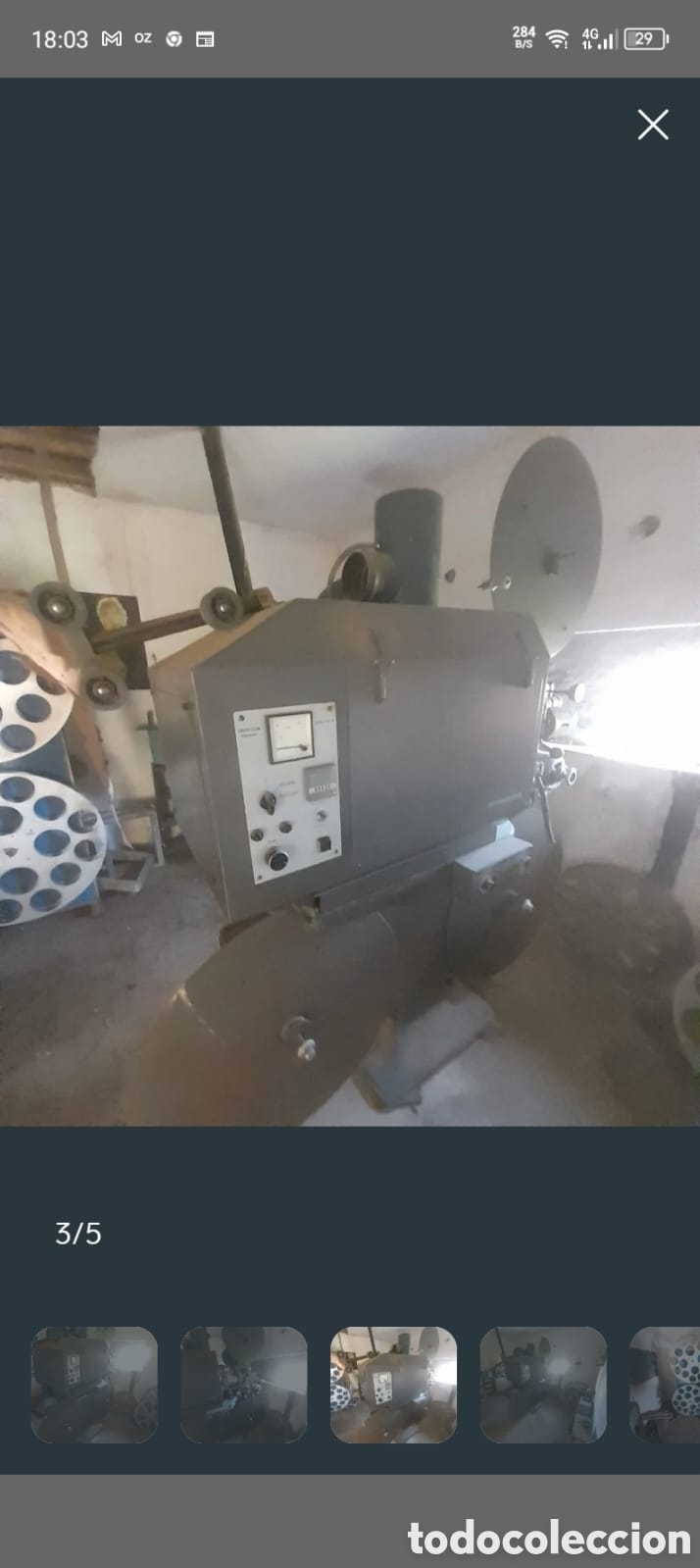 Coleccionismo: M&aacute;quina de cine de verano