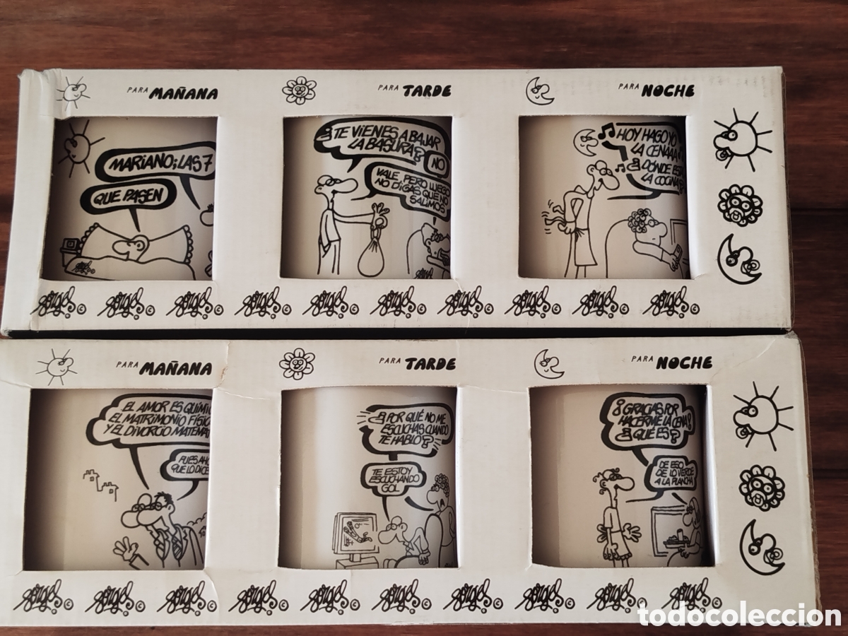 Coleccionismo: Colecci&oacute;n 6 tazas Forges El Pa&iacute;s