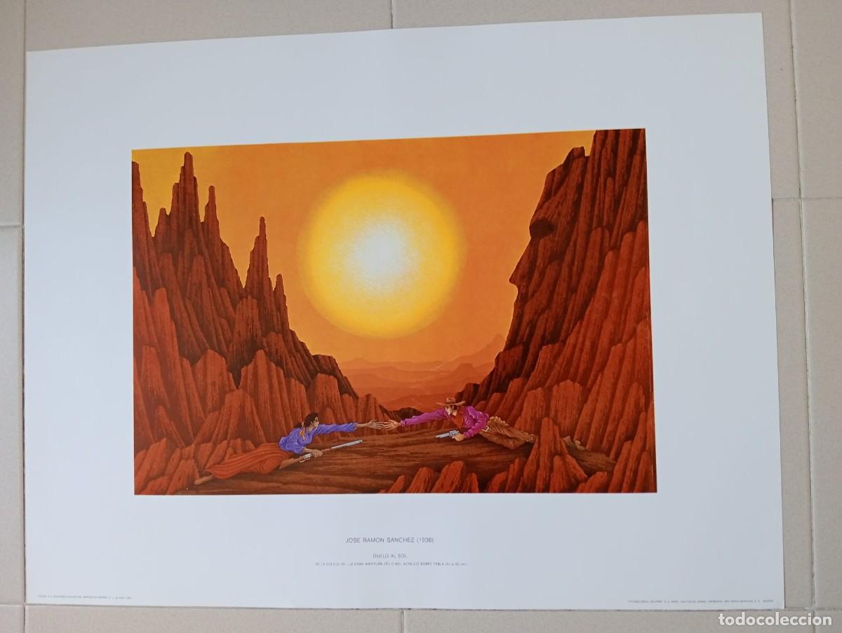 Sammelleidenschaft Papier: Litograf&iacute;a &rdquo;Duelo al Sol&rdquo; - Jos&eacute; Ram&oacute;n S&aacute;nchez