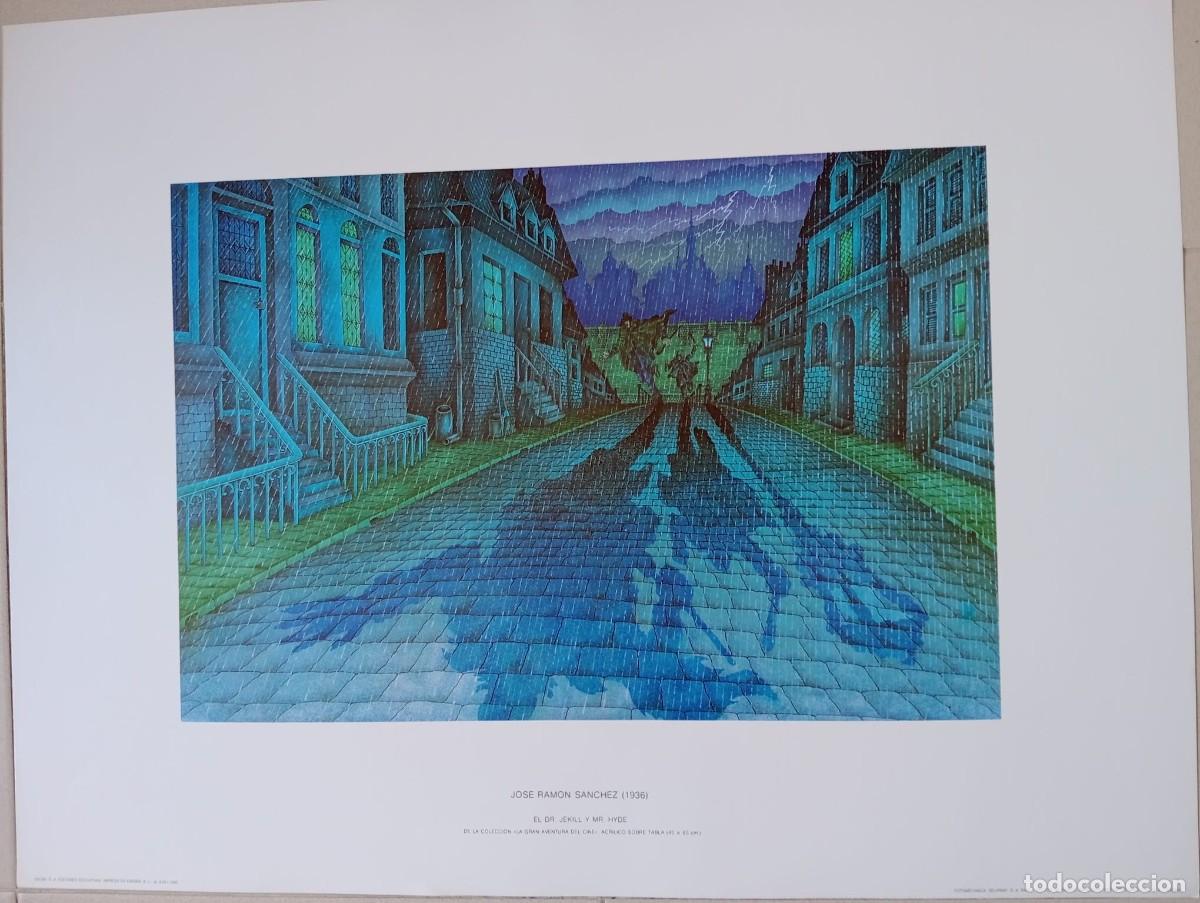 Sammelleidenschaft Papier: Litograf&iacute;a &rdquo;El Dr. Jekill y Mr. Hyde&rdquo; - Jos&eacute; Ram&oacute;n S&aacute;nchez
