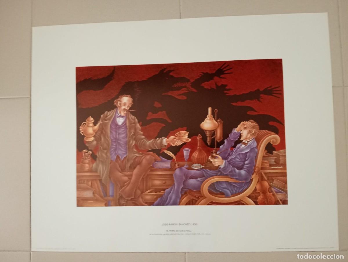 Sammelleidenschaft Papier: Litograf&iacute;a &rdquo;El perro de Baskerville&rdquo; - Jos&eacute; Ram&oacute;n S&aacute;nchez