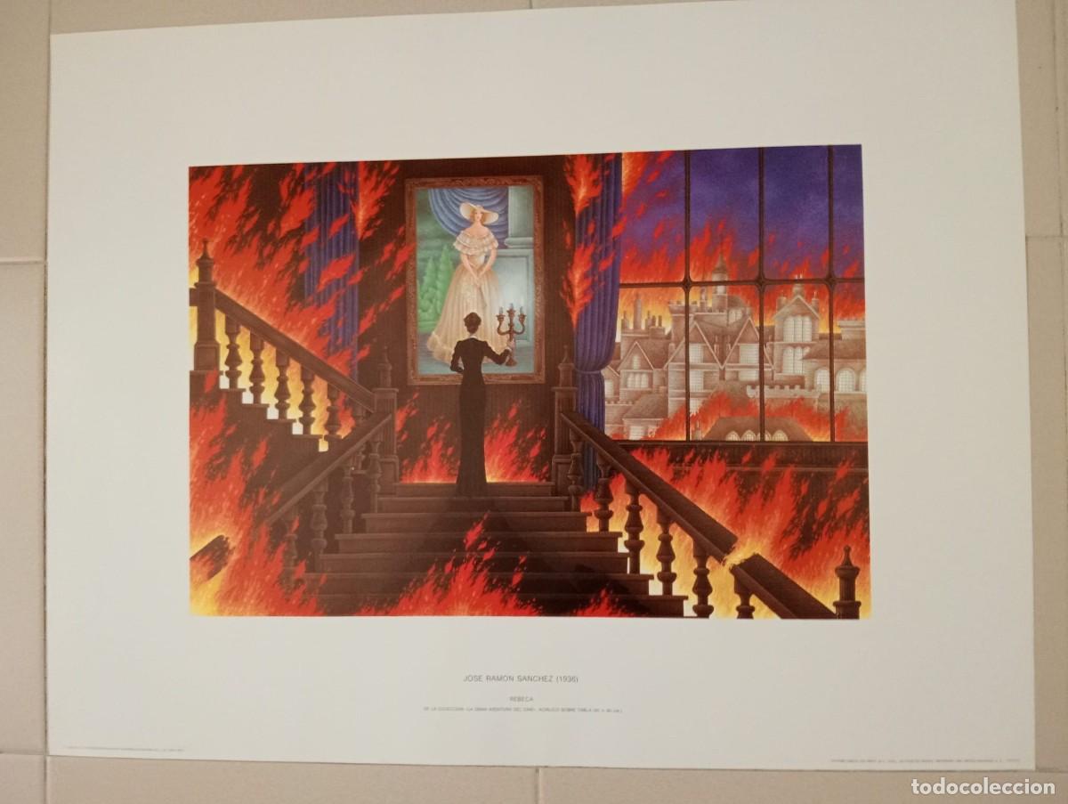 Coleccionismo: L&aacute;mina &rdquo;Rebeca&rdquo; - Jos&eacute; Ram&oacute;n S&aacute;nchez - Foto 1