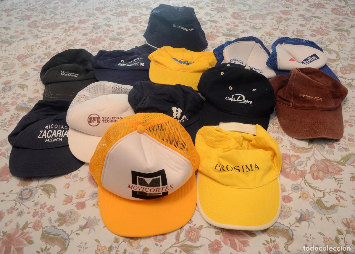 Coleccionismo: LOTE DE TRECE 13 GORRAS PUBLICITGARIAS, COLECCI&Oacute;N