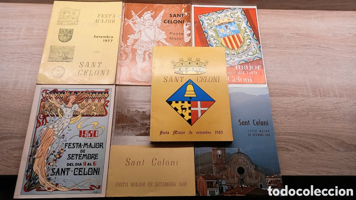 Coleccionismo: Festa Major Sant Celoni. 7 prog. 1977-1983