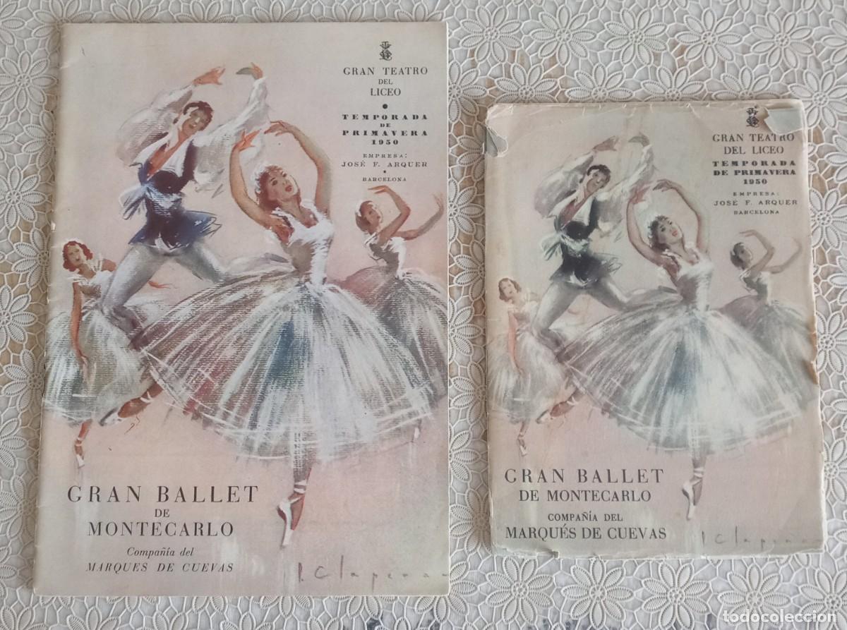 Coleccionismo: Programa teatro Ballet Montecarlo Coloquio Sentimental Trist&aacute;n Loco decorado vestuario Salvador Dal&iacute;