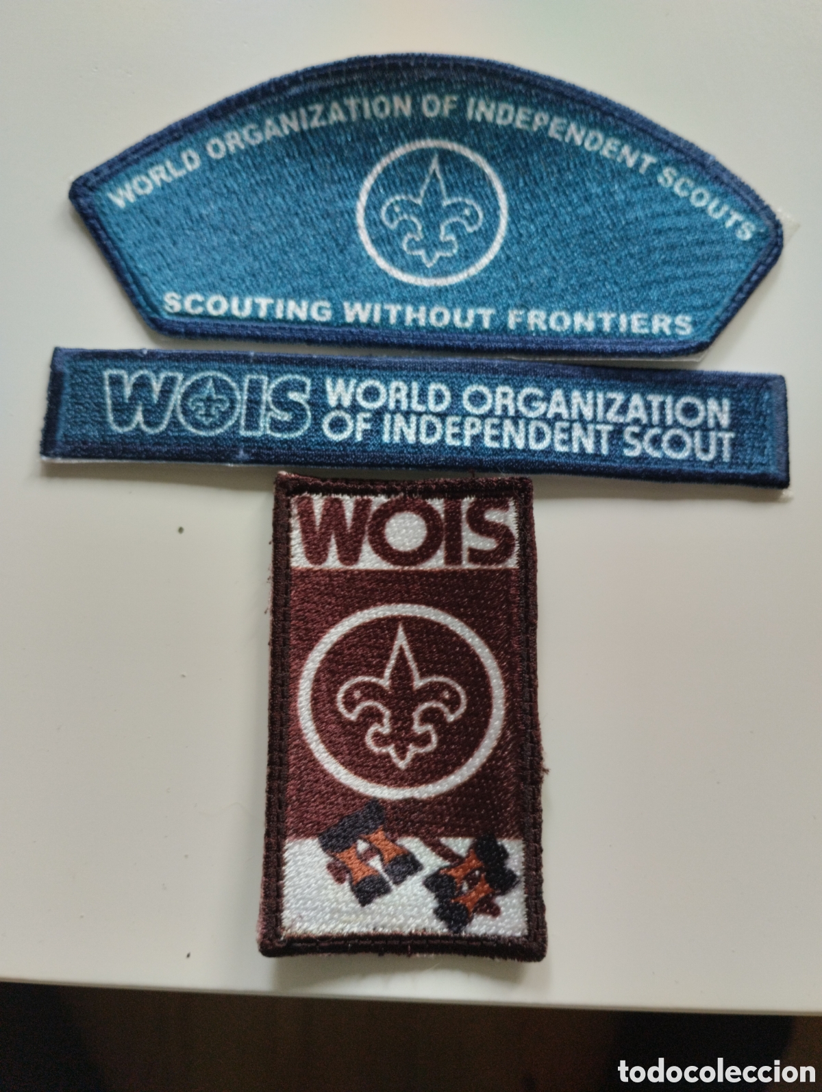 Coleccionismo: Insignias oficiales del uniforme mundial de WOIS