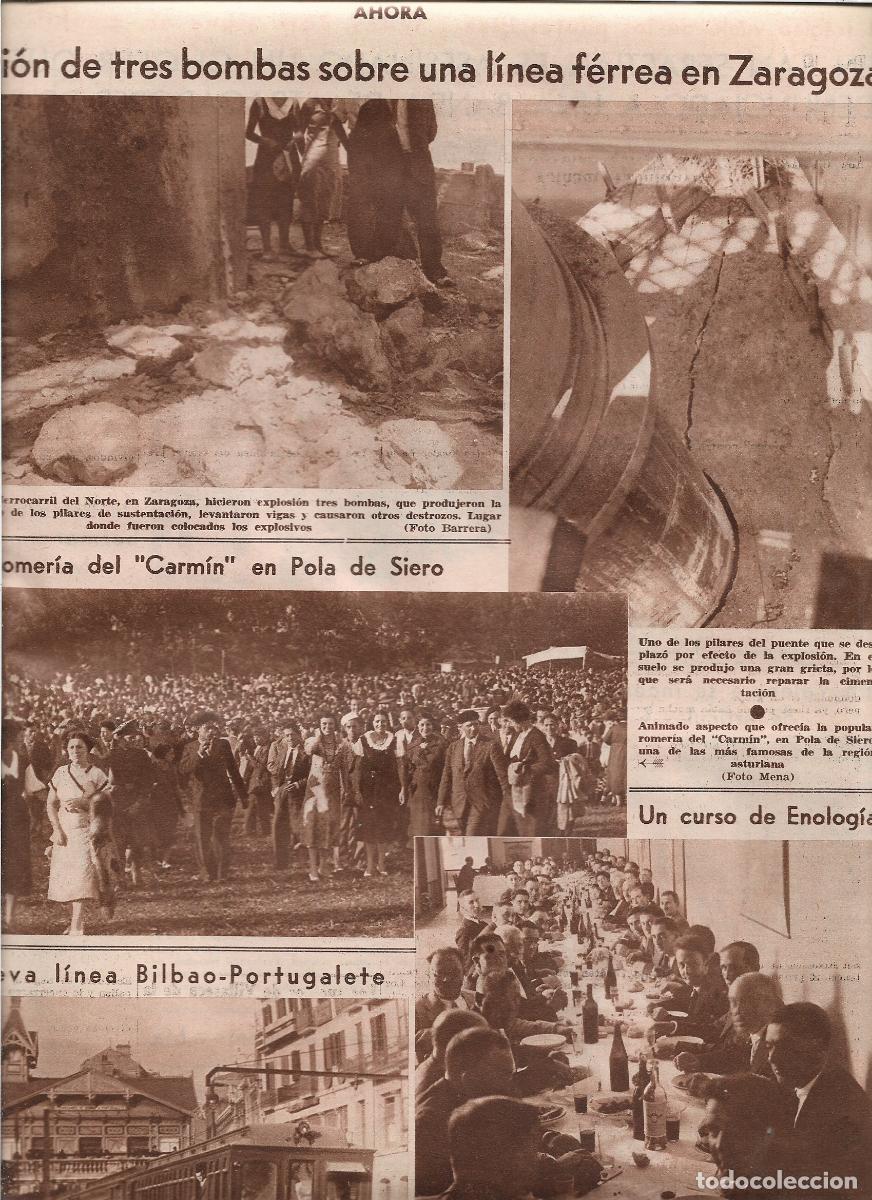 Coleccionismo: A&Ntilde;O 1933 RECORTE PRENSA ROMERIA DEL CARMIN EN POLA DE SIERO ASTURIAS GRAN CONCURRENCIA