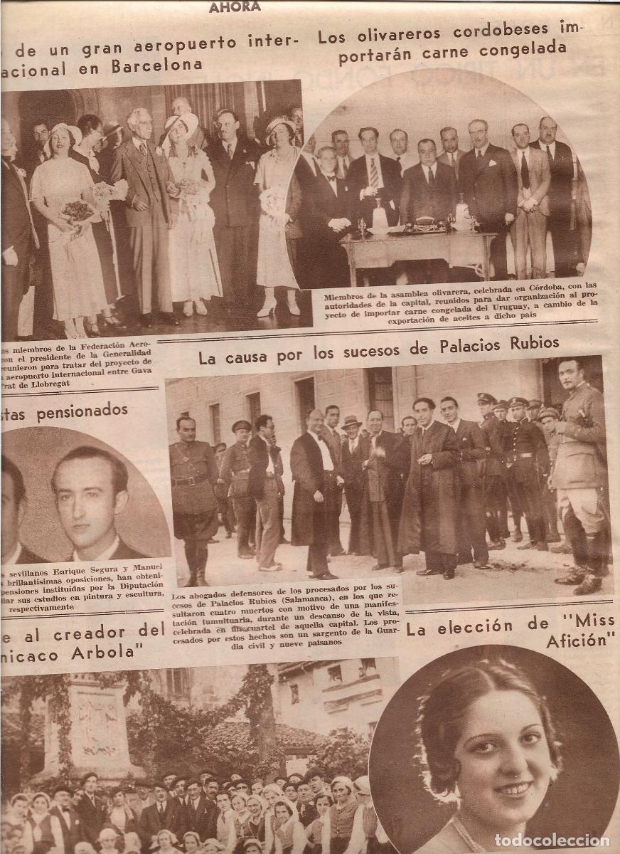 Coleccionismo: A&Ntilde;O 1933 RECORTE PRENSA REUNION PRESIDENTE MACIA PROYECTO AEROPUERTO INTERNACIONAL BARCELONA