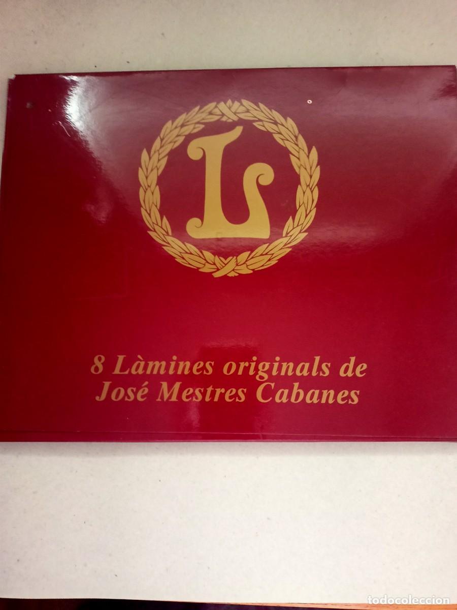 Coleccionismo: CARPETA DE 8 LAMINES ORIGINALS DE JOSE MESTRES CABANES