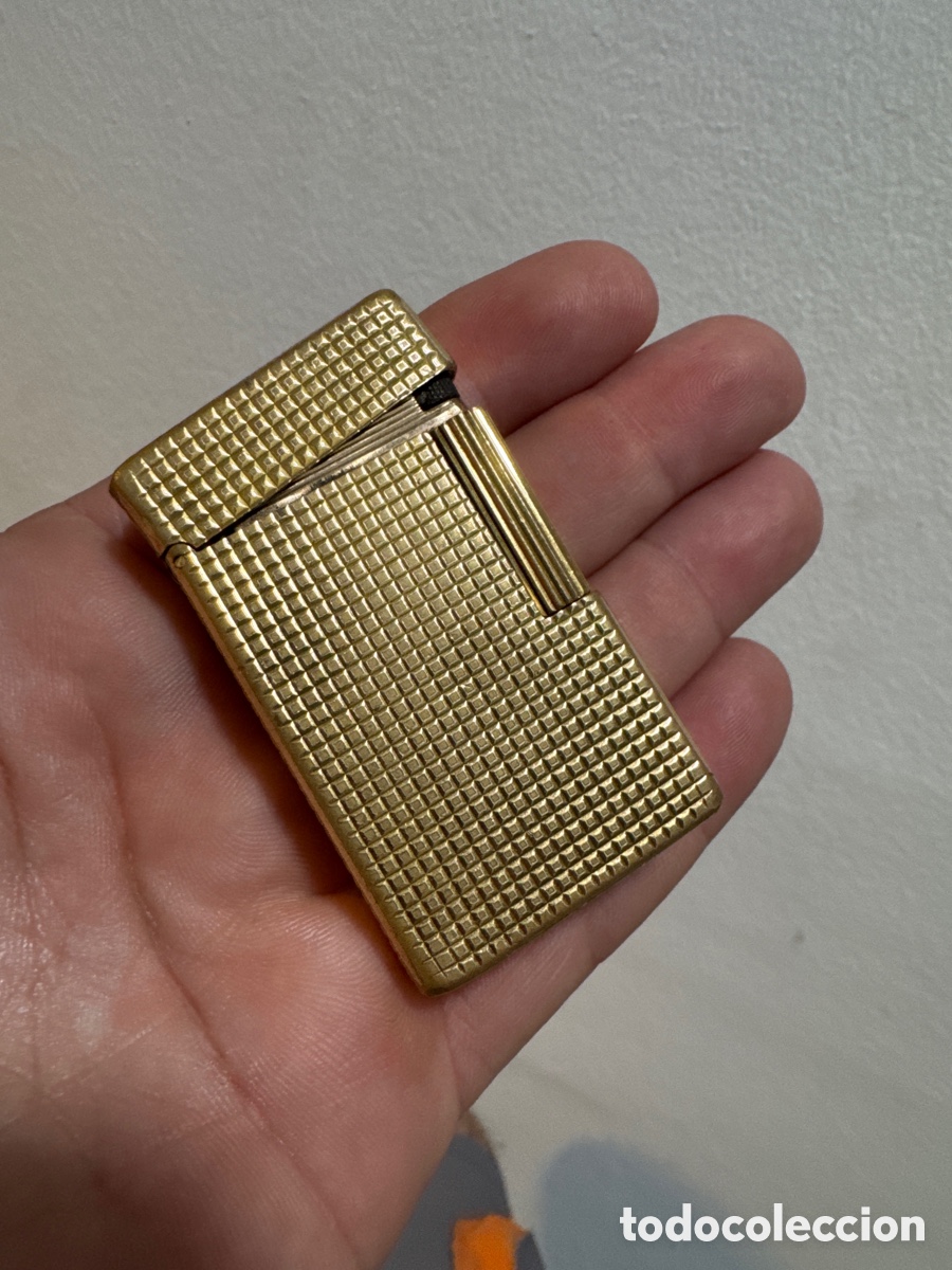 Coleccionismo: Mechero Dorado Dupont
