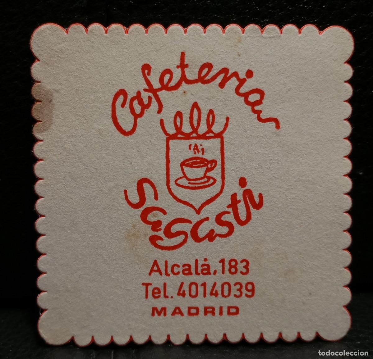 Coleccionismo: CAFETERUA SAGASTI - POSAVASOS - MADRID - CERVEZA - REFRESCOS - SIDRA - BITTER