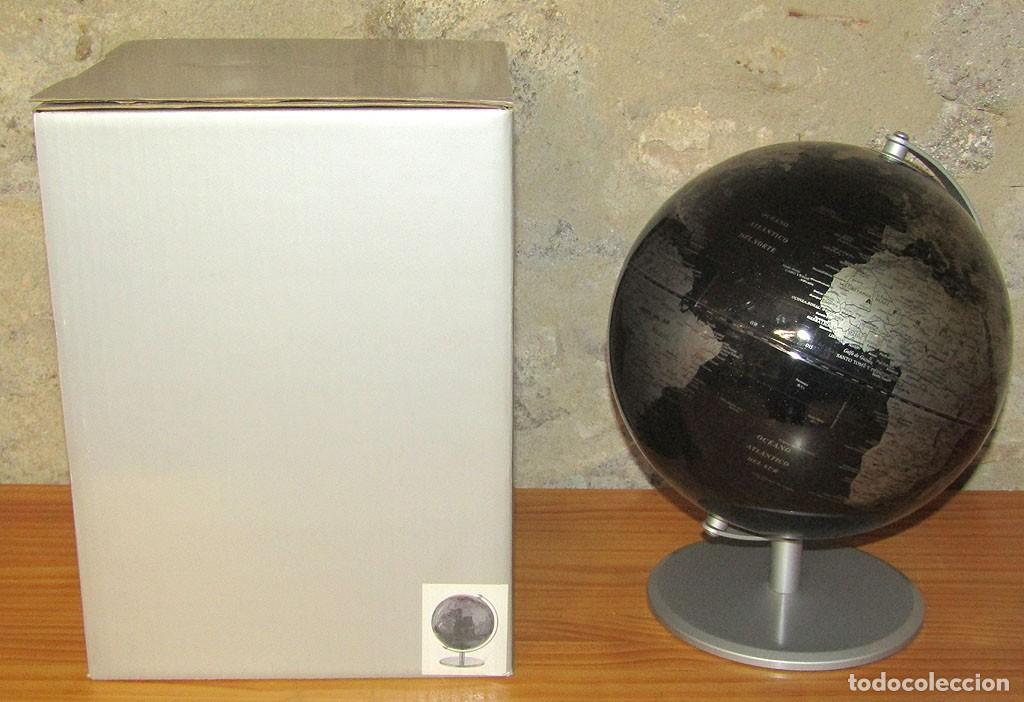 Sammeln: GLOBO TERRAQUEO DE SOBREMESA - EN COLOR NEGRO - NUEVA Y EN SU CAJA - 24cm di&aacute;metro