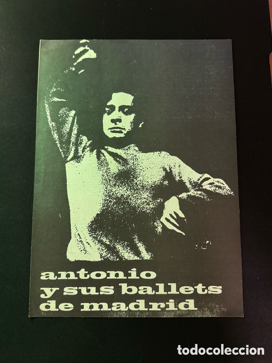 Coleccionismo: Programa Antonio y sus Ballets de Madrid, 1973, 29 x 21 cm