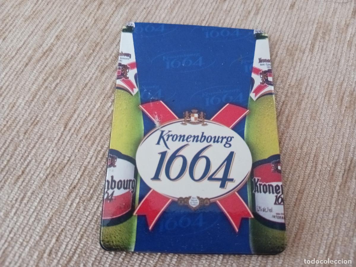Coleccionismo: agenda desplegable imantada, kronenbourg 1664