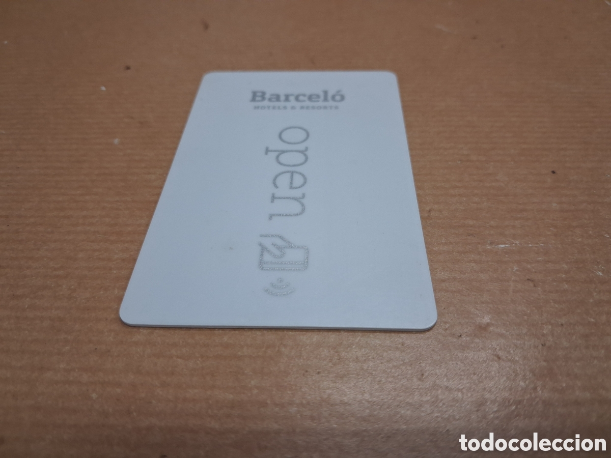 Coleccionismo: Tarjeta llave hoteles barcelo