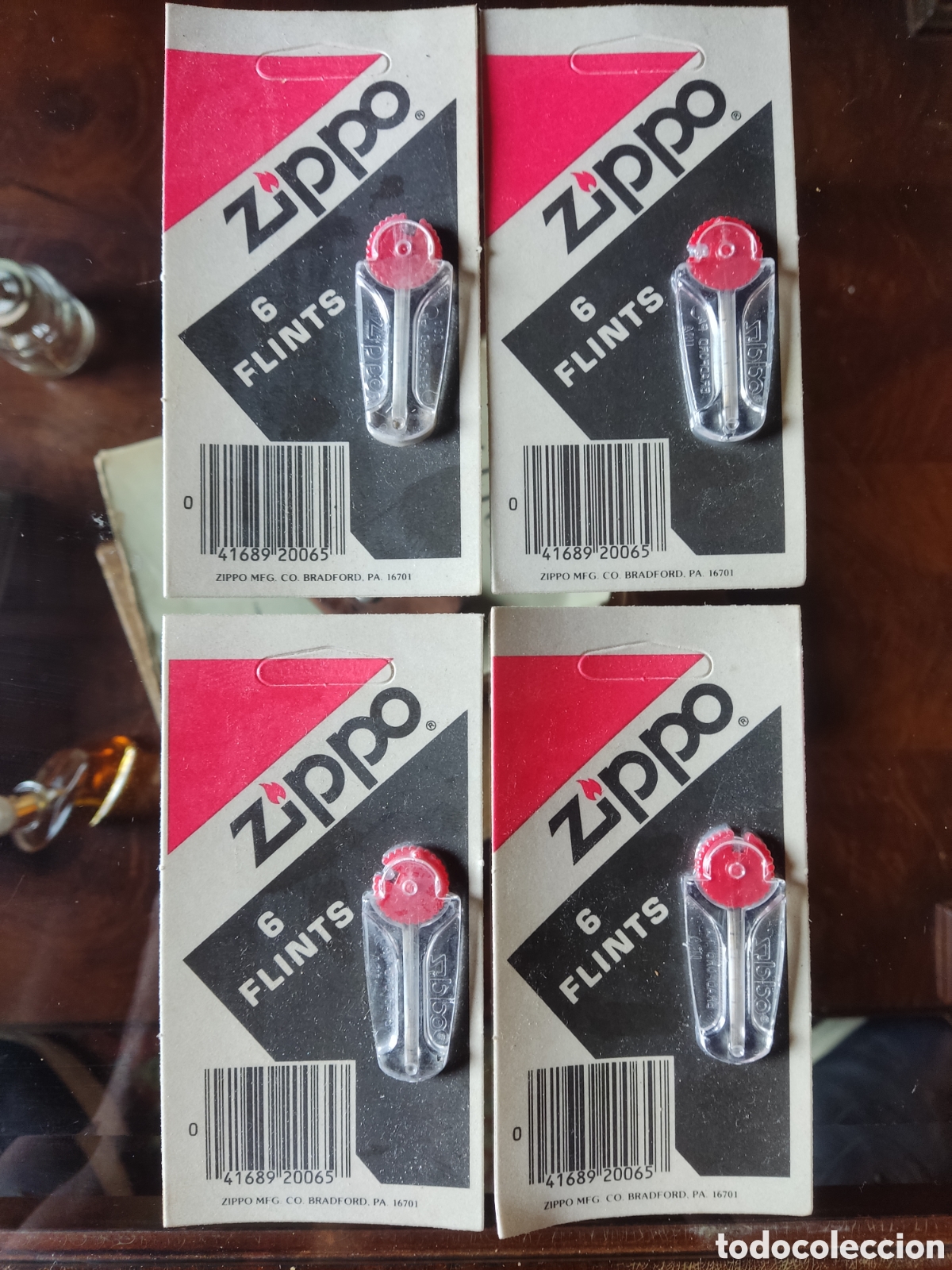Coleccionismo: 4 paquetes piedras Zippo