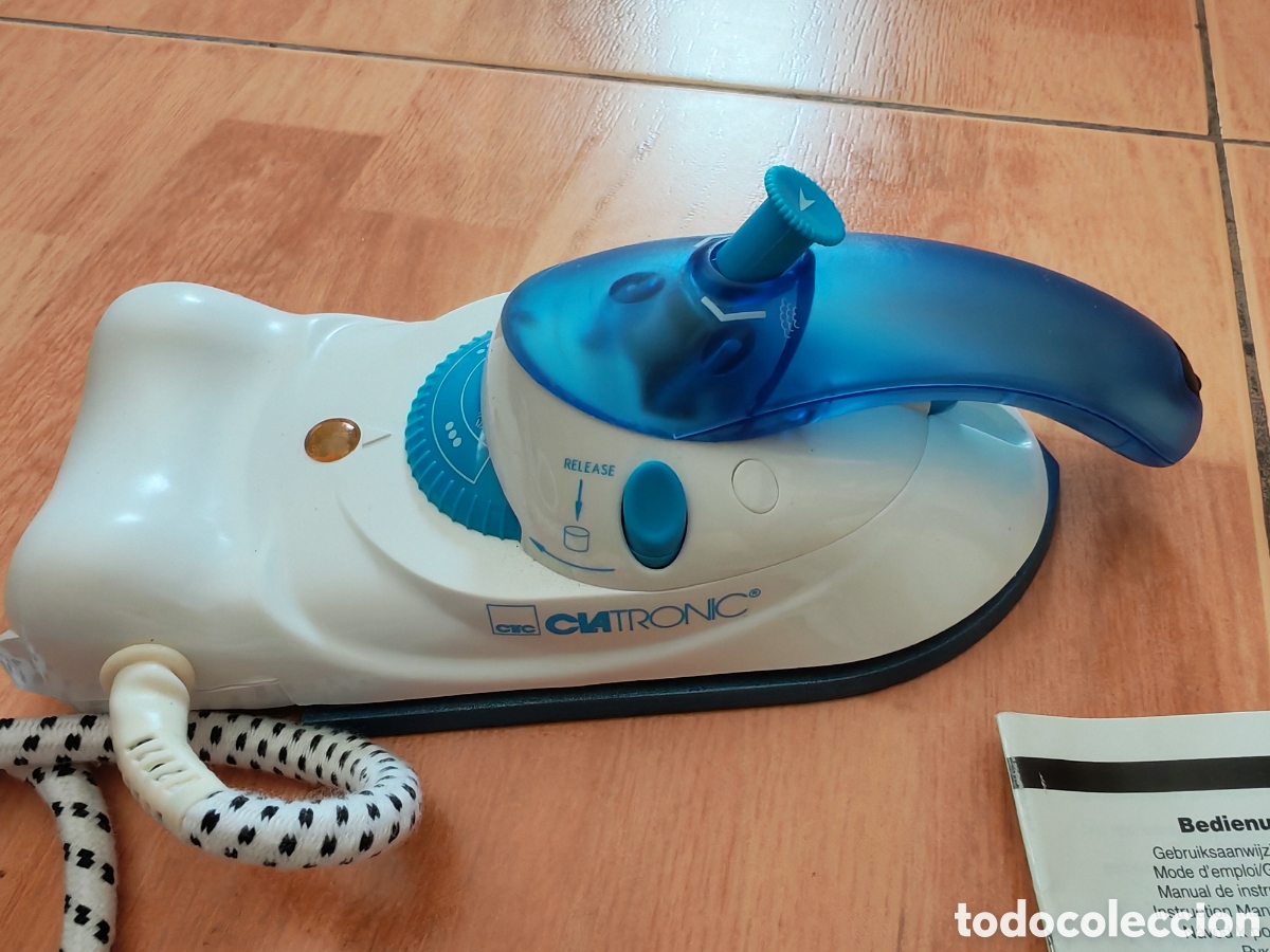 Coleccionismo: Plancha de viaje vapor ciatronic