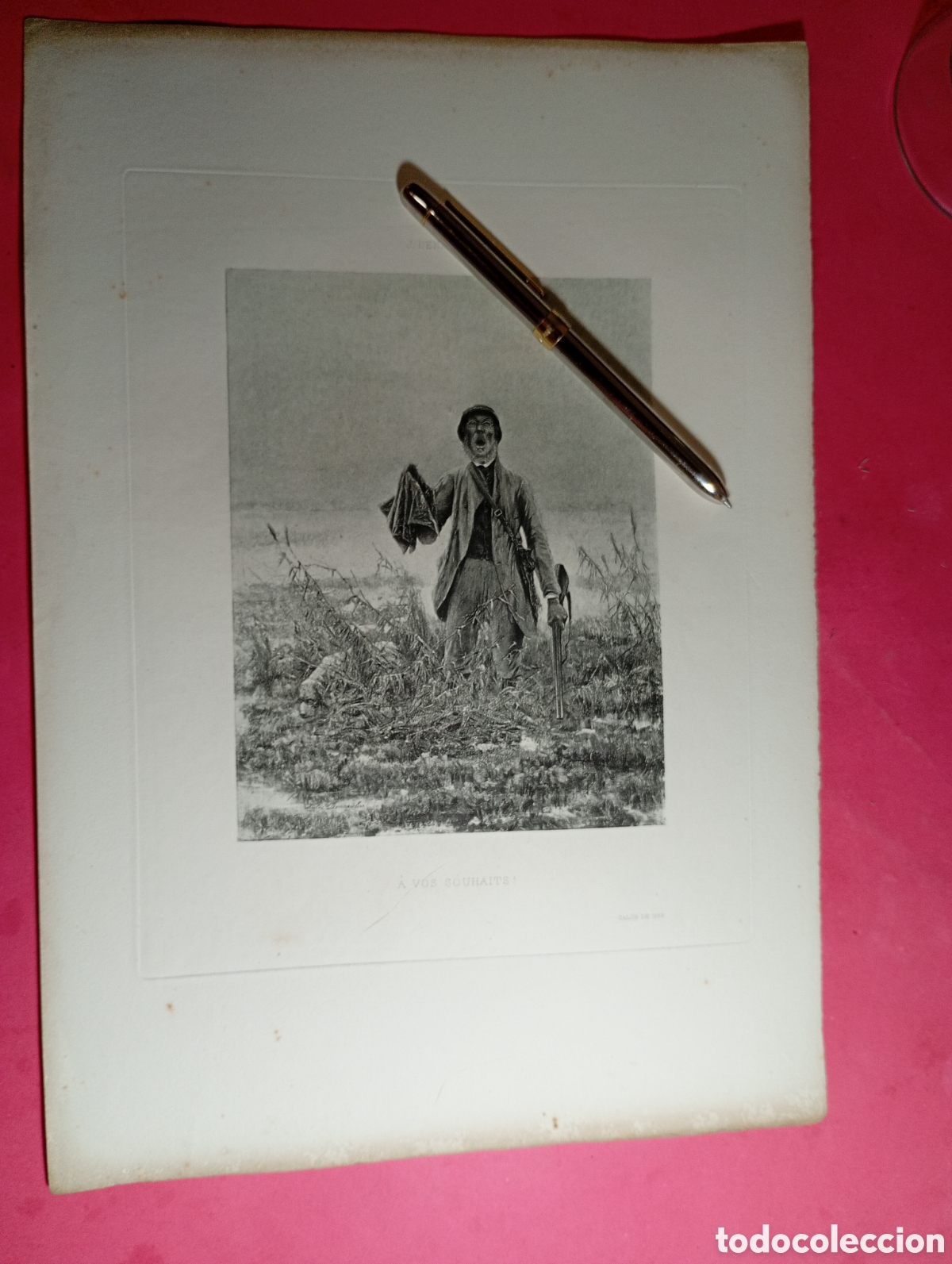 Coleccionismo: VINTAGE BONITA L&Aacute;MINA LTOGRAFICA a vos souhatis! (detalles en fotos)