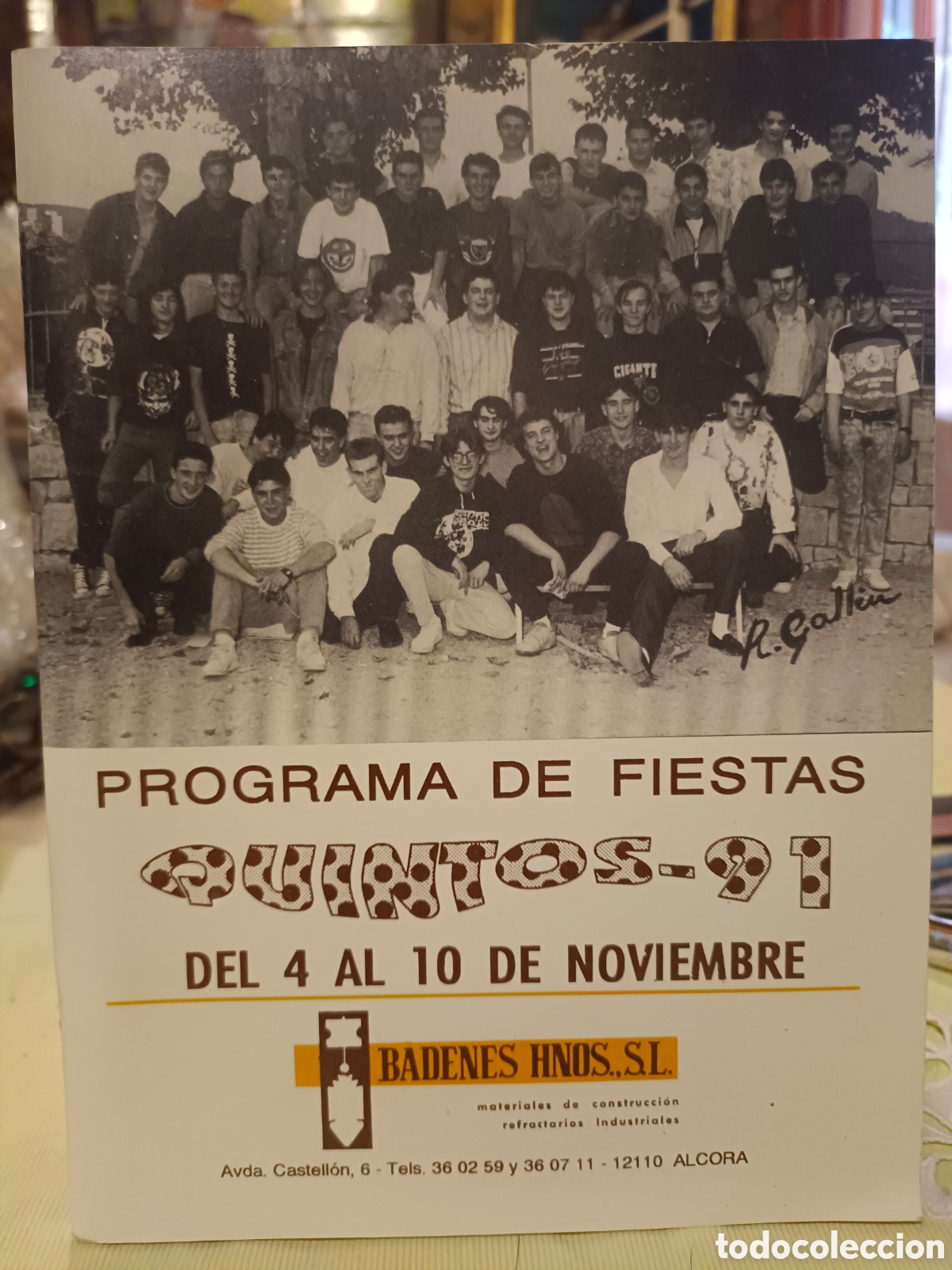 Coleccionismo: Programa de Fiestas Quintos 91 - Foto 1