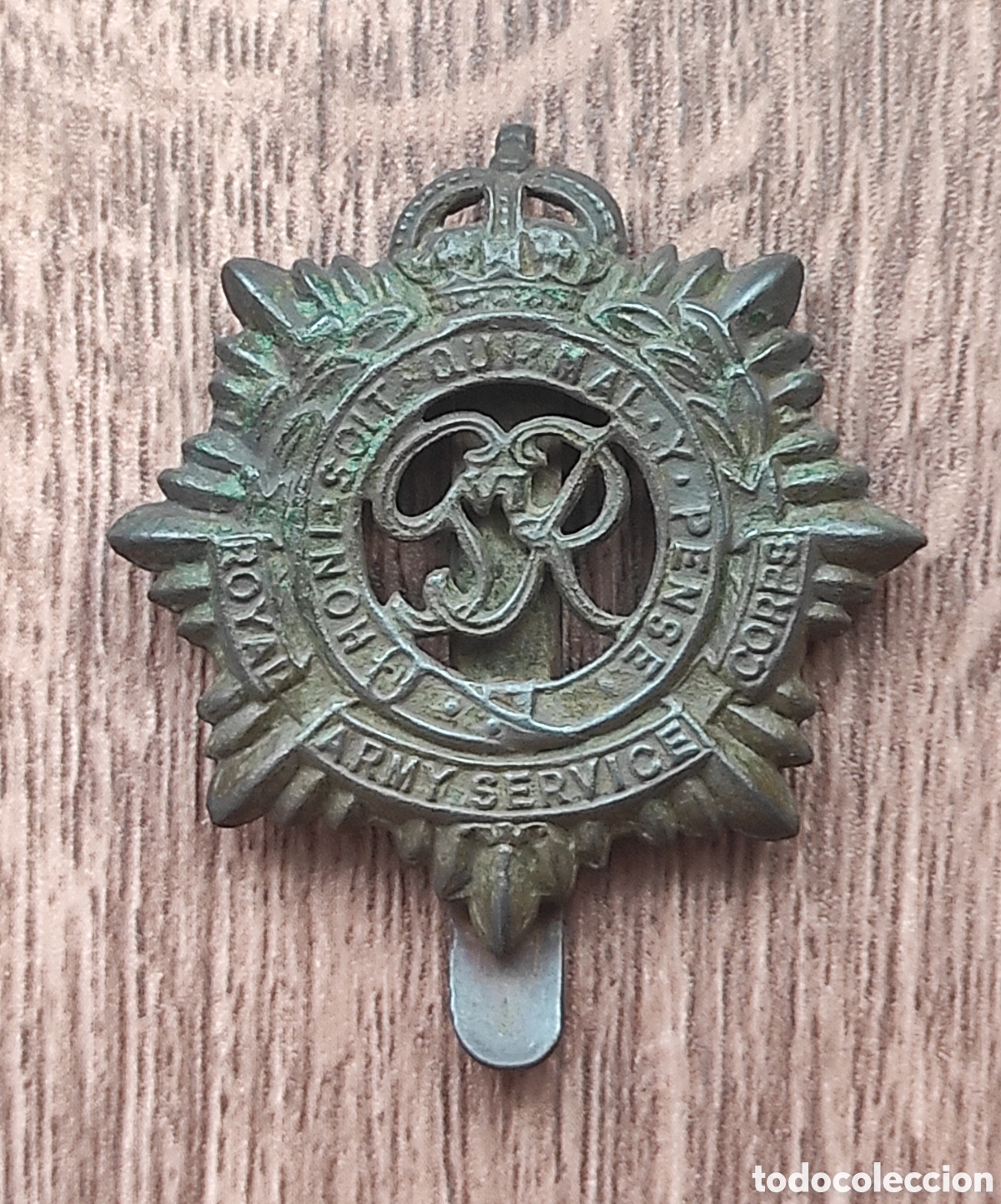 Coleccionismo: SEGUNDA GUERRA MUNDIAL - INSIGNIA DE GORRA O BOINA - ROYAL ARMY SERVICE CORPS - EJERCITO BRIT&Aacute;NICO