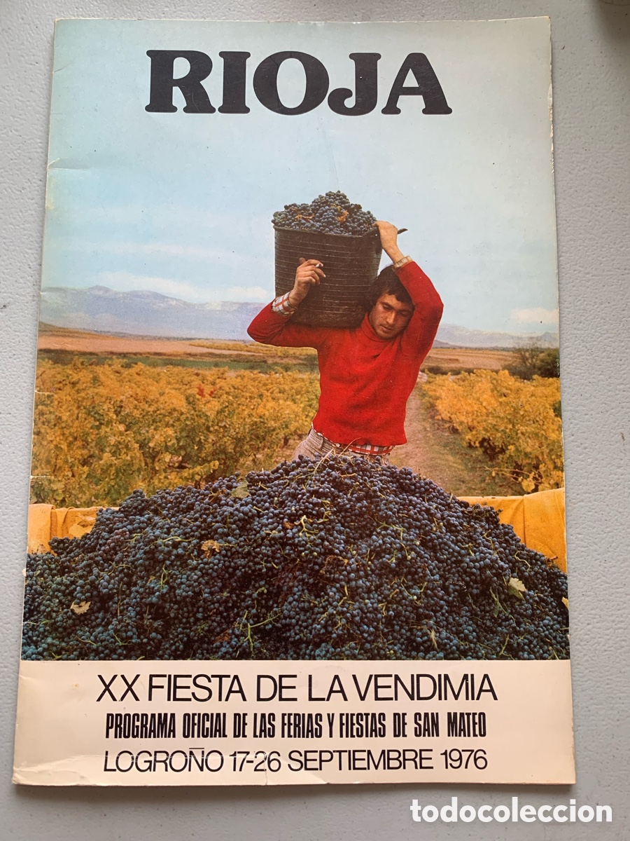 Coleccionismo: &bull;Programa Fiestas San Mateo 1973 LOGRO&Ntilde;O - Fiesta Vendimia Edici&oacute;n XX